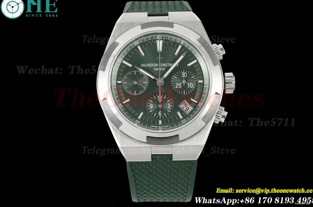 SS Dial Overseas RU Green 8F 5520V A7750 41mm Mod 0509